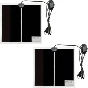 게코 거북이 뱀 도마뱀을 위한 테라리움 히터 매트의 탱크 11x11 아래 온도 조절이 가능한 하밀레이 14W