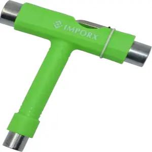 올인원 스케이트 T/Y 공구 스케이트보드 도구 페니 보라드 및 롱보드 드라이버용 다기능 휴대용 도구(그린