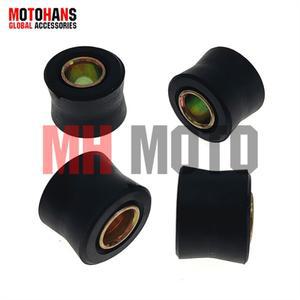 바이크 오토바이 부품 4피스 M10 23x19x10MM 스쿠터 후면 충격 흡수 장치 부싱 고무 슬리브 휠 댐퍼 부시