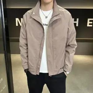 남성용 가을 캐주얼 점퍼 차이나 자켓 솔리드 슬림핏 코트 OP3