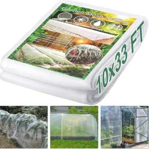 정원 방충망 10X33피트 초미세 식물 덮개 채소 꽃 열매 온실을 위한 보호