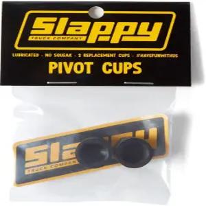 슬랩피 스케이트보드 트럭 피벗 컵 2팩 스티커 포함 블랙