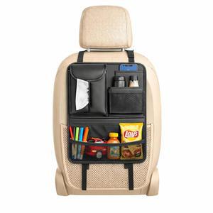 5개의 포켓이 있는 Ycpasta 카시트 백 오거나이저, 여행용 백시트 보관 방수, 간편한 설치, 차량 정리 정돈 유지