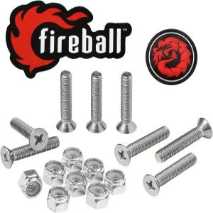파이어볼 드래곤 스케이트보드 하드웨어 키트 - 롱보드 및 크루저용 장착 나사 너트 세트 평생 사용할 수