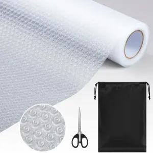 버체리 1 롤 클리어 겨울 스키 스킨 보드 보호 메쉬 컷테이블 스노보드 프로텍터 큰 가위와 보관 가방 등반