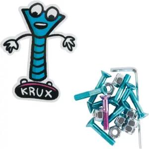 크럭스 스케이트보드 하드웨어 크롬 앨런 블루/핑크 1인치 마운팅 너트 및 볼트