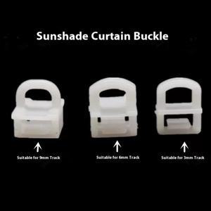 20개 자동차 DIY 액세서리 3mm 6mm 9mm 트럭 커튼 커튼 슬라이더 FH FE FM 플라스틱 고정 클립