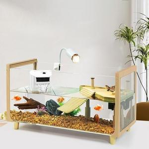 거북이수조 반수생 거북이 수조 초대형 수족관 어항