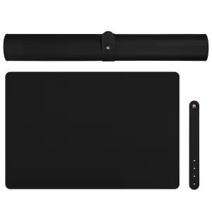 블랙 네일 아트 테이블 매트 아트용 접이식 아크릴 트레이닝 쿠션 패드 테크니션 살롱용 책상