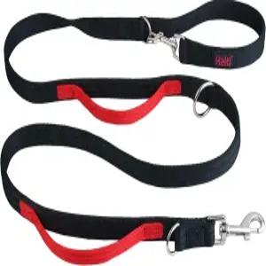 Halti 컨트롤 목줄 - 두 개의 손잡이가 있는 다기능 이중 끝 개 목줄. 당김 방지 훈련에 이상적입니다.