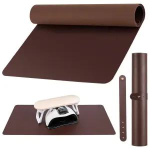 네일 아트 테이블 매트 (MAT 전용) 접이식 기술용 팔 손 받침대 매니큐어 베개용 소프트 마이크로파이버 PU