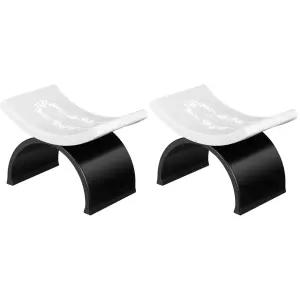 2피스 네일 팔걸이 매니큐어 핸드 베개 U자형 쿠션 전문 네일레스트 테이블 책상 스테이션 도구 블랙