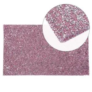 반짝이는 네일 아트 테이블 매트 접이식 핸드 패드 살롱 연습 쿠션 휴대용 매니큐어 도구