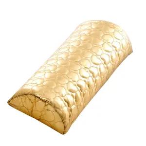 하트 프린트 스펀지 매니큐어 핸드레스트 베개 네일 스탠드 핸드 홀더 테이블 팔걸이 쿠션(골드)