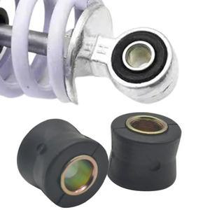 26pcs 10mm 충격 흡수기 고무 부시 바이크 오토바이 후면 부싱 범퍼 블록 고정 링 슬리브