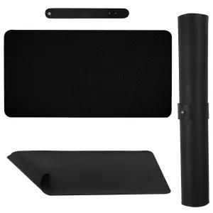 검은색 네일 아트 테이블 매트 접이식 핸드레스트 쿠션 부드러운 극세사 PU 가죽 암레스트 베개 매니큐어