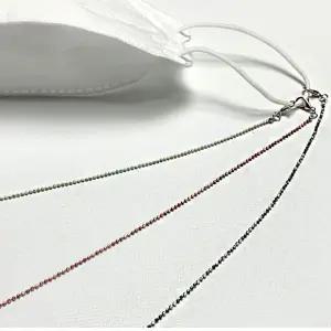 미니 구슬 비즈 귀여운 여성 마스크 스트랩 목걸이 sAl3+2FpC