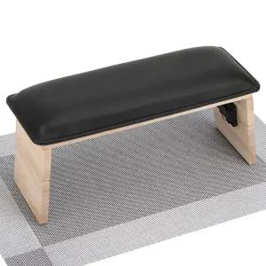 세그뷰티 조절 가능한 네일 핸드레스트 네일용 3단 접이식 나무 PU 가죽 팔걸이 PVC 테이블 매트 전문 아트