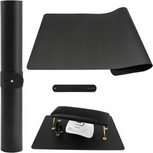 접이식 네일 아트 테이블 매트 매니큐어용 방수 PU 가죽 책상 테크 살롱 홈용 미끄럼 방지 보호 패드