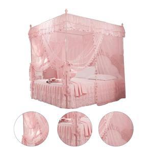 오쿠요닉 네팅 캐노피 스크린 침대 핑크 200 풀사이즈 네트 드레이프 200 120 공주 절묘한 커튼