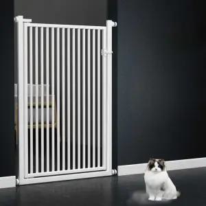 펫도어 펜스 고양이 강아지 안전문 cm 도어 74-78 출입 수동 울타리 80cm 높이