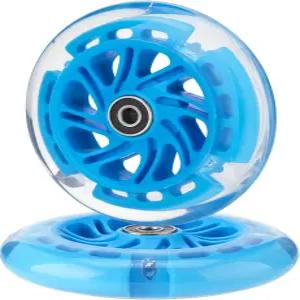 AOWISH 120mm 라이트업 스쿠터 휠 페어 X 24mm LED 플래시 앞바퀴 교체 베어링 ABEC-9 포함 마이크로