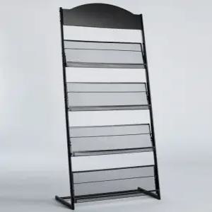 팜플렛 가판대 책 꽂이 전단지 잡지진열대 철제 신문