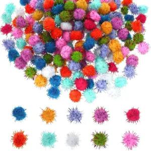 200개의 PCS 폼 볼 공예 0.59인치 폭신한 미술 공예용 DIY 장식 고양이 장난감