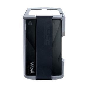 GPCA 슬림 지갑 카라비너와 UNITY ONE 모던 최대 홀더 알루미늄 보관 있는 10장의 배지 카드 클립이 벨트