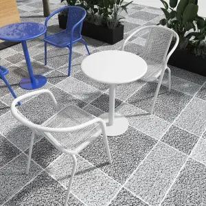 식탁 탁자 간이 야외 펜션 캠핑 원형 세트 옥상 테라스