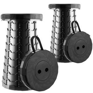 도세노 업그레이드 접이식 의자 두꺼운 2종 세트 휴대용 의자 낚시 하이킹 투어 바비큐 파티 야외 활동을 위한 의자 블랙