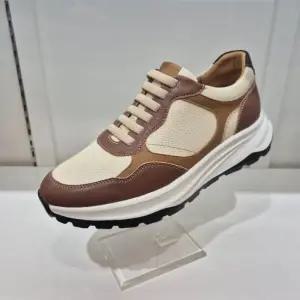 엘칸토 HC11 소가죽 남성 스니커즈 세미케주얼 스니커즈  S8T8U6Q1335