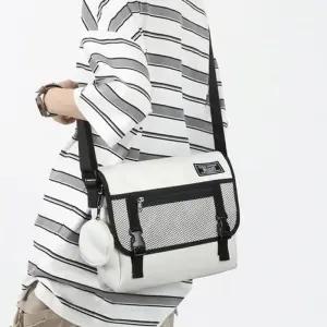 학생 크로스백 데일리 / 메신저 포켓 학원 메쉬 2컬러
