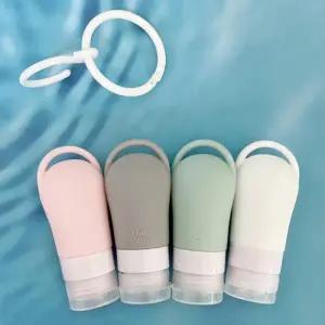 말랑말랑 파스텔 실리콘 걸어쓰는 여행소분용기 공병세트