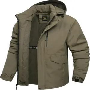 키붐 남성 겨울 코트 따뜻한 스노우 방풍 산악 우비 방수 후드 스노보드 스키 재킷 남성용