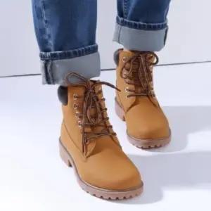 남녀 공용 캐주얼 일상 빅사이즈 플랫 부츠