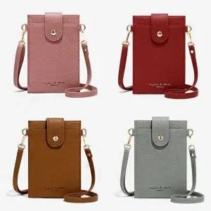 지갑 컬러 미니 카드 핸드폰 소지품 크로스백 간편