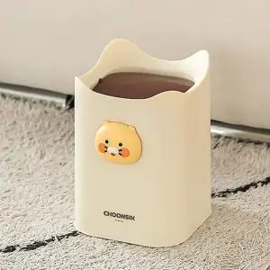 온더벨라 캐릭터 스윙휴지통 탁상용 미니 쓰레기