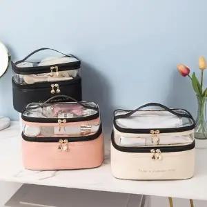 [룽스]여행용 파우치 2단화장품파우치