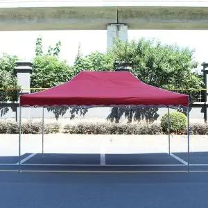 캐노피 아웃도어 (레드) 천막(300x450cm) 알루미늄