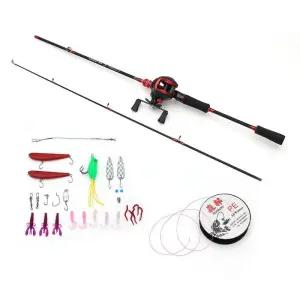 베이트릴 고피싱 낚싯대세트 루어 좌핸들 오색낚싯줄