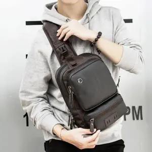 빅포켓 남성 고급스러운 가방 슬링백 디자인 크로스