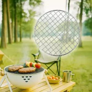 석쇠 헬로그릴 그릴망 미니 캠핑 원형 15cm 304스텐