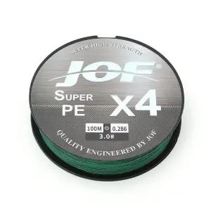 100m 4합사라인 낚싯줄 JOF 3호 PE 그린