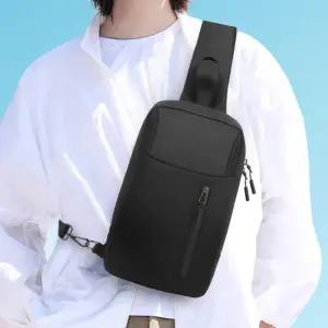 슬링백 가방 남성 원단 깔끔한 방수 크로스백 수납력