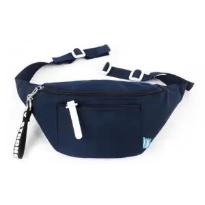 [룽스]짐색 가방 힙색 기본 심플 크로스 네이비