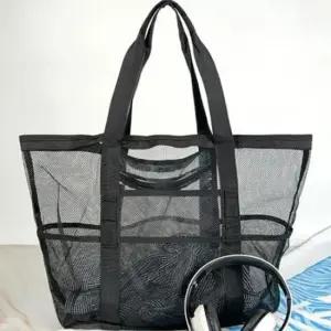 바캉스 해변 그물 메쉬 비치백 빅백 쇼퍼백