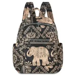 화려한 동양풍 코끼리 백팩 할머니 가방