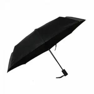 3단 접이식 폰지 원단 무지 방풍 우산 검정색