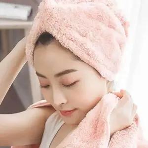 [생활] 헤어타올 꽈배기헤어 빠른흡수력 드라잉타월